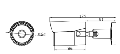 IP-камера Meldana ML-M-D2B11IR2 (2.8 мм) 